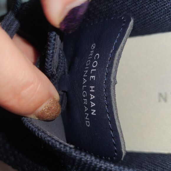 Cole Haan ZEROGRAND Stitchlite Knit Oxford - Navy Blue size 8.5 main image 5